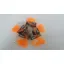 Flybox Squirmy Legs in Neon Orange
